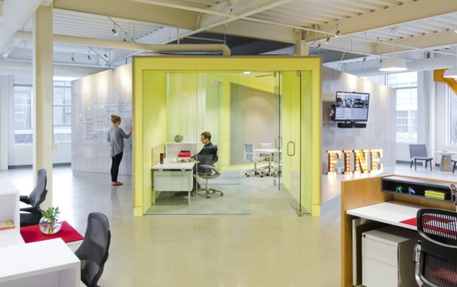 波特兰FINE Design Group开放式办公空间设计