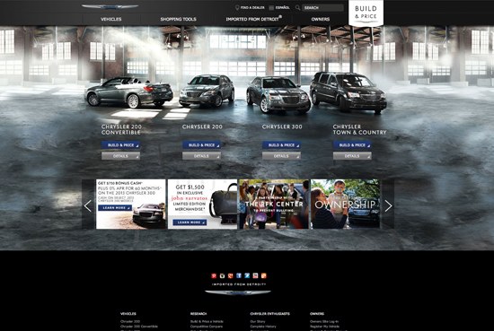 28个超酷动感的汽车网站设计