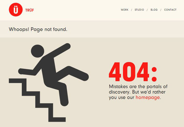 50个国外创意404错误页面设计