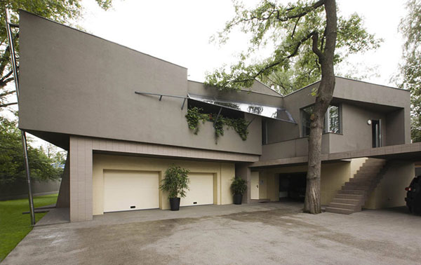 与自然亲密融合的莫斯科绿色住宅