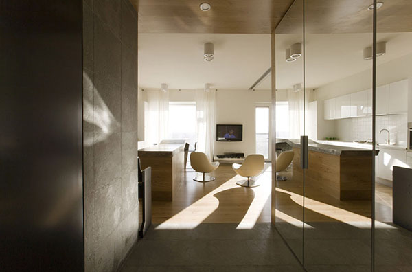 俄罗斯现代简约风格小公寓设计