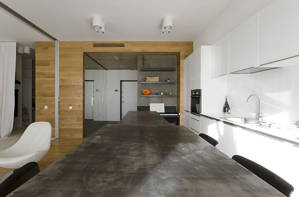 俄罗斯现代简约风格小公寓设计