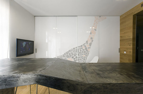 俄罗斯现代简约风格小公寓设计