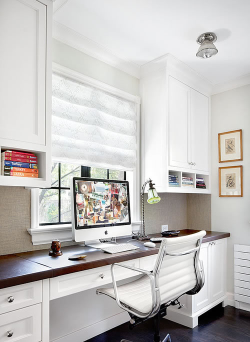 18个极简风格家庭办公室设计