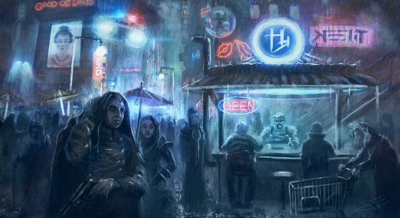 科幻电影银翼杀手(Blade Runner)插画欣赏