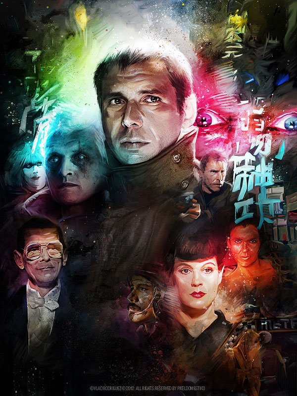 科幻电影银翼杀手(Blade Runner)插画欣赏