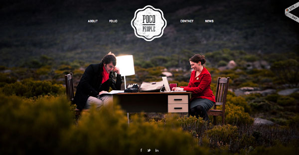 30个全屏背景网站设计