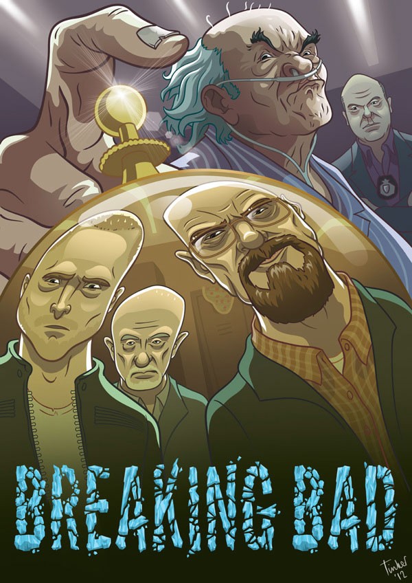 绝命毒师（Breaking Bad）人物角色插画欣赏