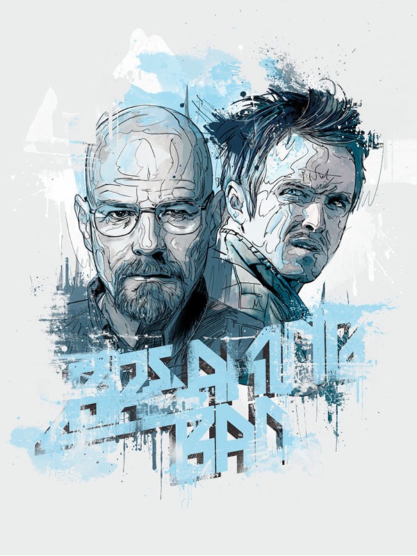 绝命毒师（Breaking Bad）人物角色插画欣赏