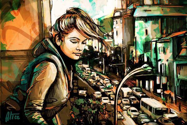 Alice Pasquini街头艺术作品欣赏