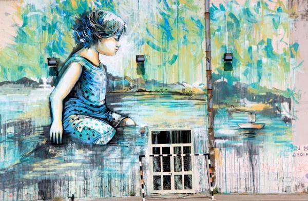 Alice Pasquini街头艺术作品欣赏