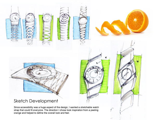 Nike Citrus 橘皮运动概念手表设计
