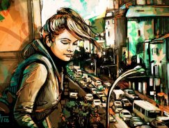Alice Pasquini街头艺术作品欣赏