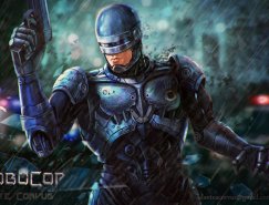 机械战警(RoboCop)插画作品欣赏