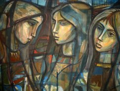 美国艺术家Irving Amen(1918-2011)绘画作品欣赏