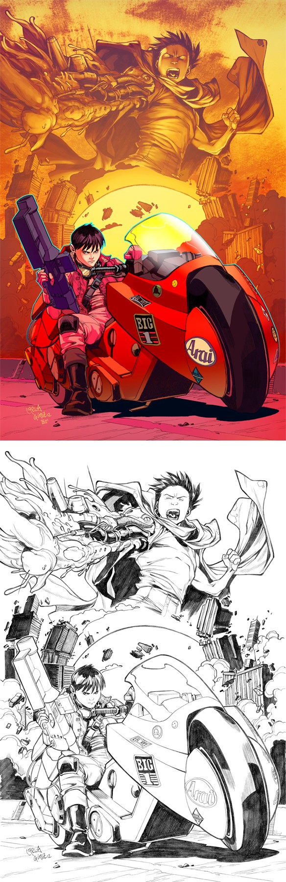 阿基拉(AKIRA)动漫同人插画作品欣赏