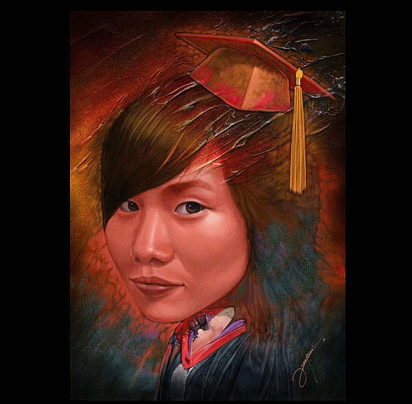 Tham Yee Sien人物肖像插画欣赏