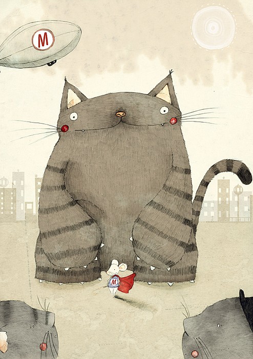 可爱的猫：Judith Loske插画作品欣赏