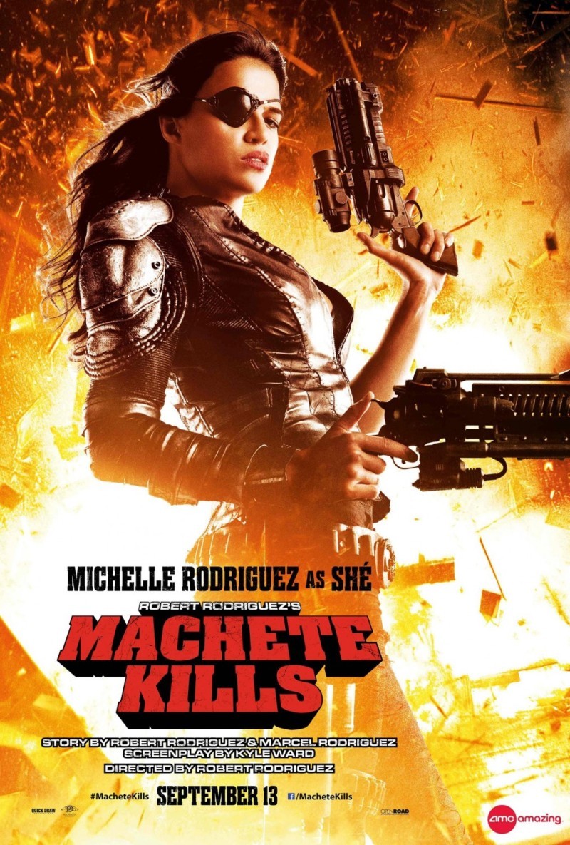 电影海报欣赏：弯刀杀戮 Machete Kills