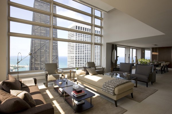 芝加哥奥林匹亚中心豪华复式公寓