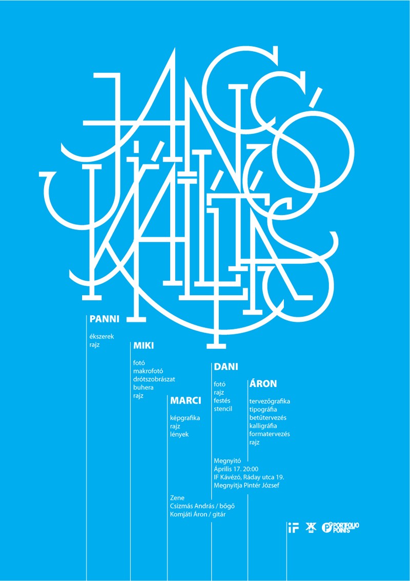 Áron Jancsó字体海报设计欣赏