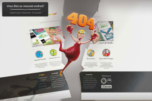 25个创意404页面设计欣赏