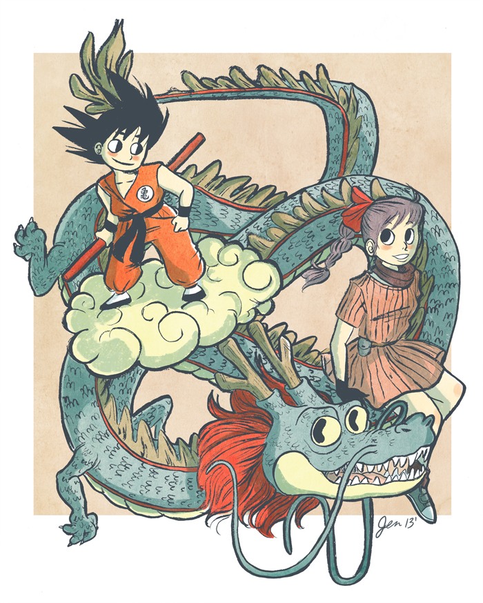 七龙珠(Dragon Ball)同人插画欣赏