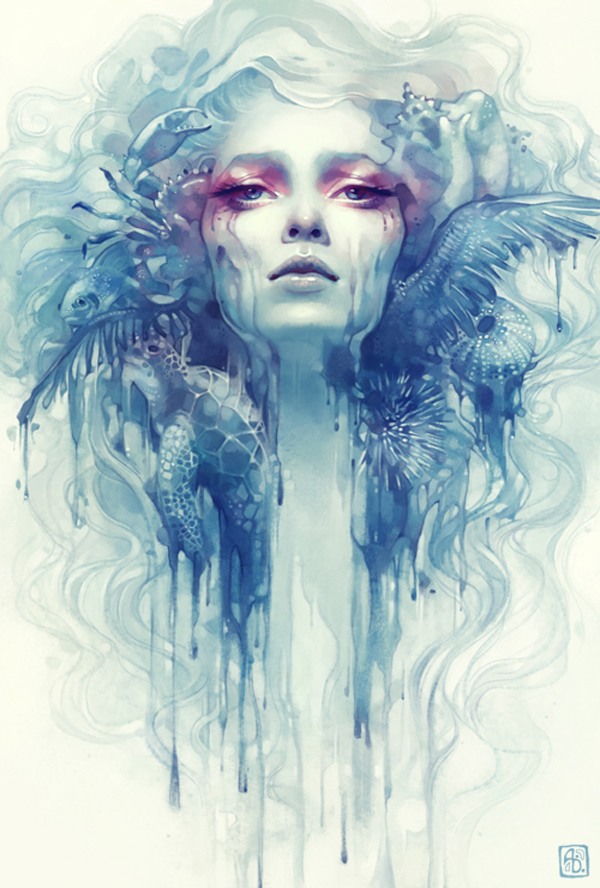 Anna Dittmann唯美肖像插画欣赏