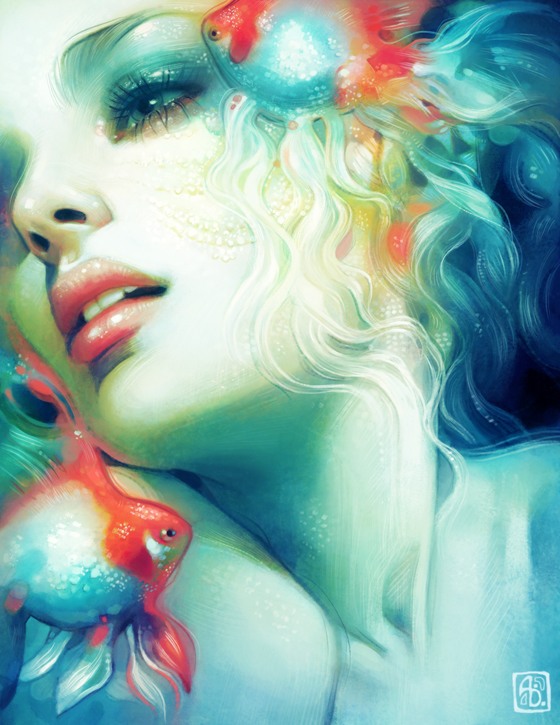 Anna Dittmann唯美肖像插画欣赏