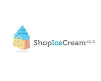 标志设计元素运用实例：冰淇淋