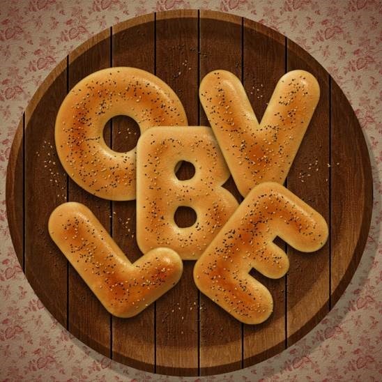 PS制作美味可口的面包圈字体