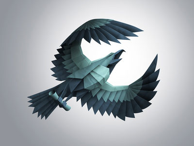 标志设计元素运用实例：鹰(二)