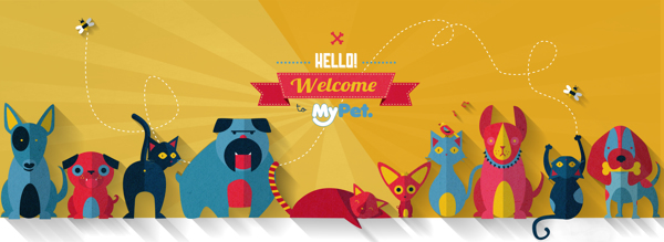 英国宠物网站MyPet品牌和网站设计