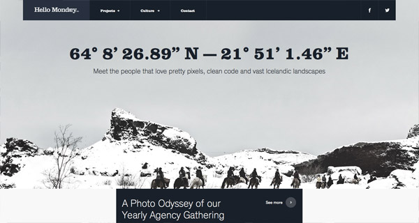 20个冬季主题网站设计欣赏