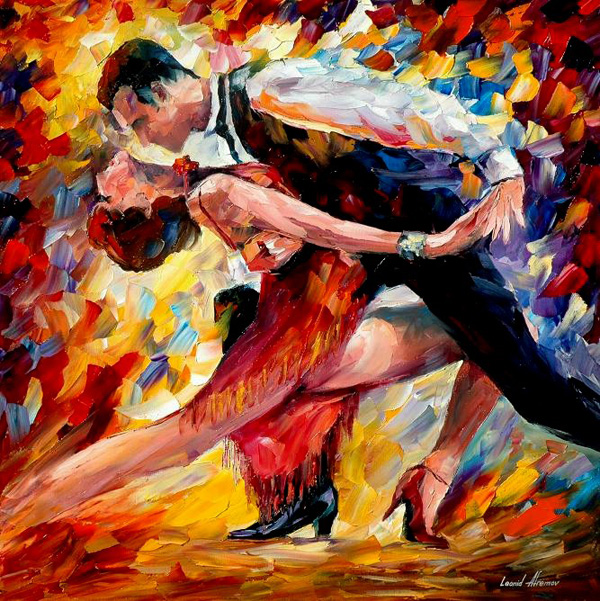 炫丽浓烈的色彩:Leonid Afremov油画作品欣赏