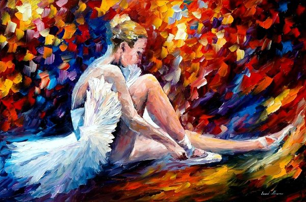 炫丽浓烈的色彩:Leonid Afremov油画作品欣赏