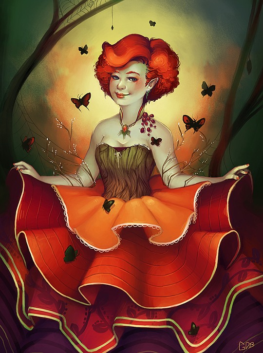 Geneva Benton漂亮的人物插画欣赏