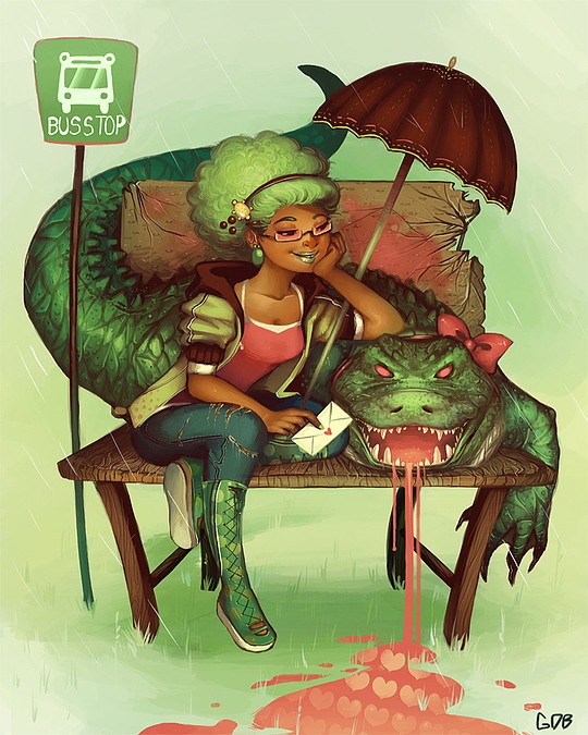 Geneva Benton漂亮的人物插画欣赏