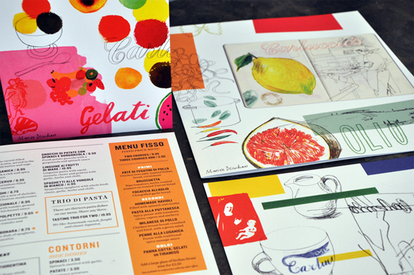 20个国外餐厅创意菜单设计