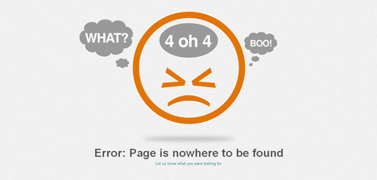 29个创意404错误页面设计