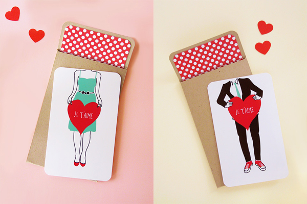 20个国外创意情人节卡片设计