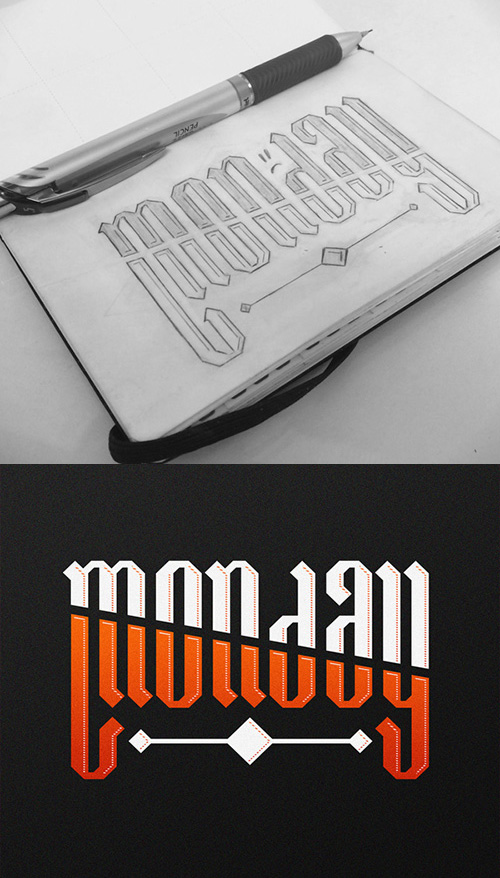 Adrian Iorga创意字体设计欣赏