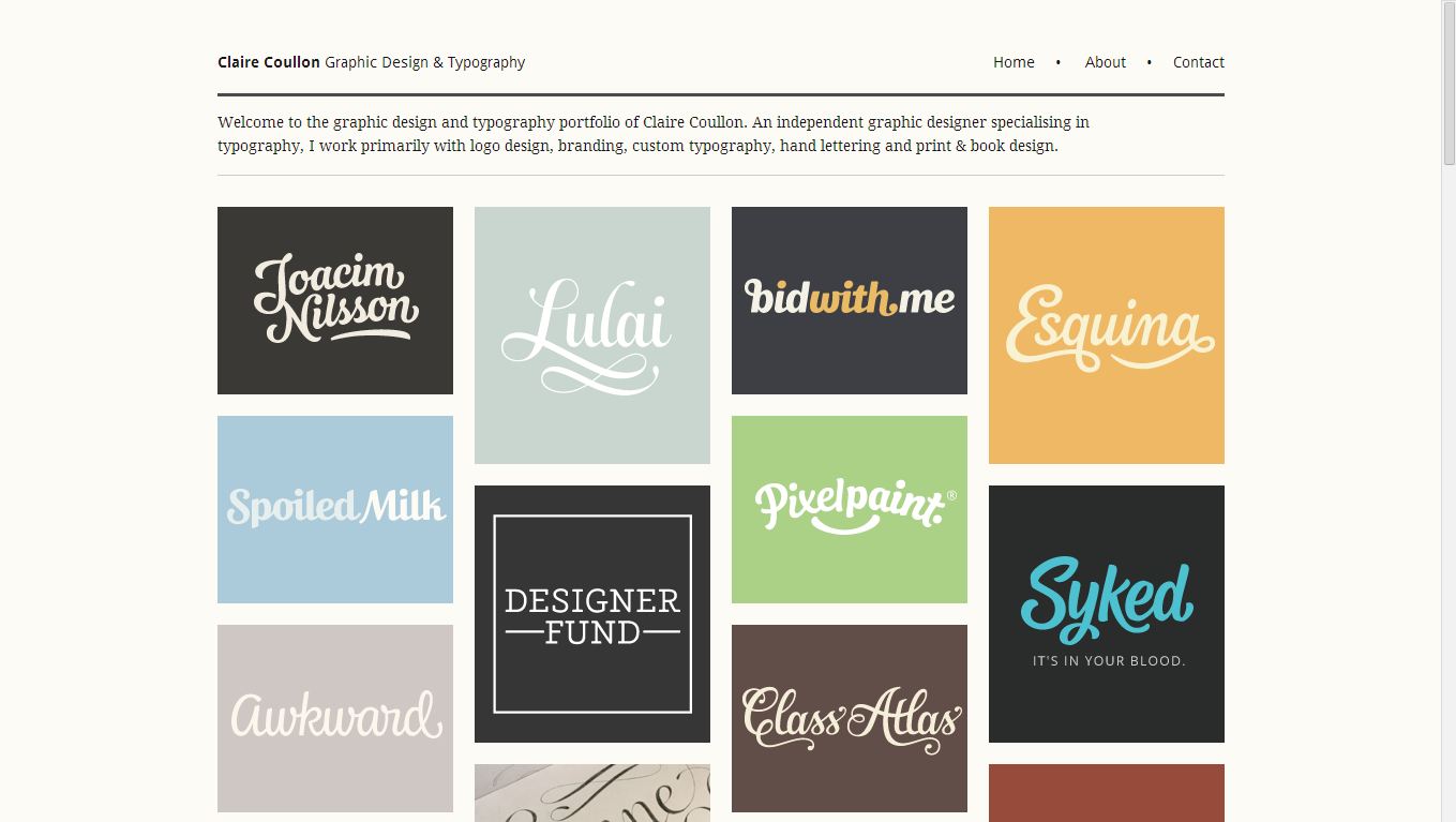 国外网页设计欣赏:漂亮的背景和字体排版