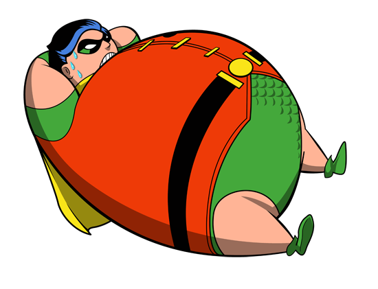 Ferdi Trihadi肥胖版的超级英雄和动漫人物