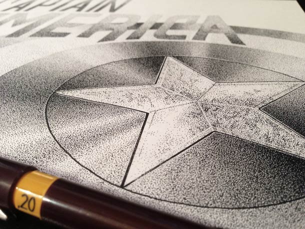 Xavier Casalta惊人的点状手绘文字设计