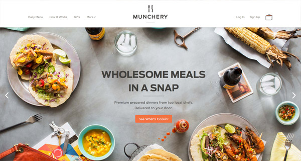 20个国外餐饮行业网站设计欣赏