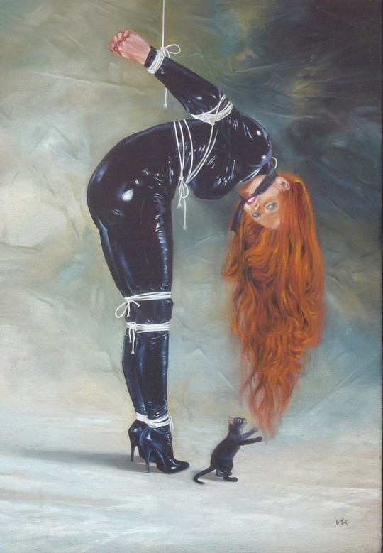 Wlodzimierz Kuklinski女性肖像插画