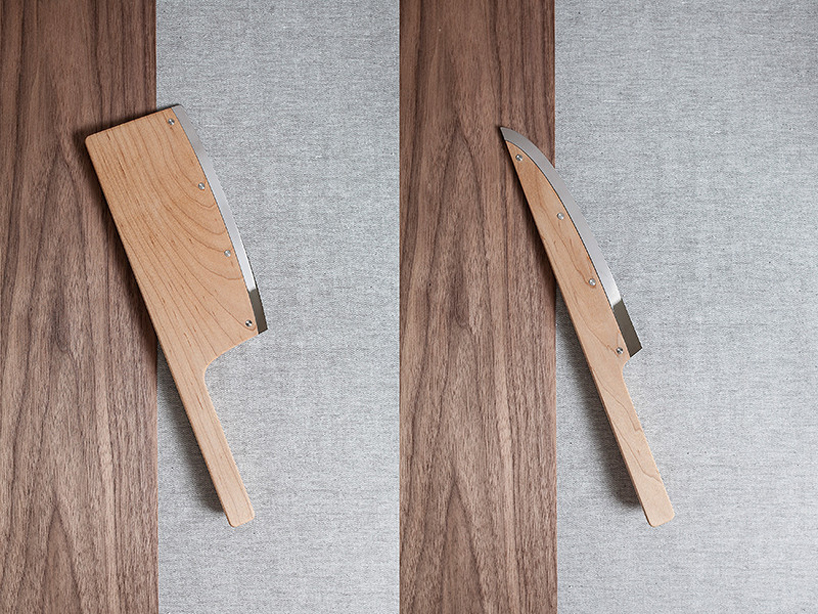 Maple Set Knives创意木质厨房刀具