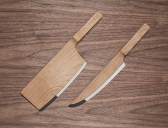 Maple Set Knives创意木质厨房刀具