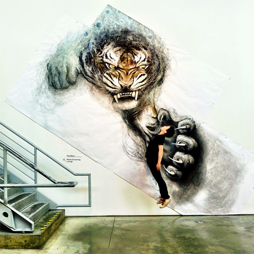 Fiona Tang逼真的动物3D绘画作品